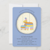 Mexican Fiesta Piñata en Baby shower Invitation Kaart (Voorkant)