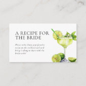 Mexican Fiesta Recept Request Vrijgezellenfeest Informatiekaartje (Voorkant)