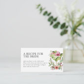 Mexican Fiesta Recept Request Vrijgezellenfeest Informatiekaartje (Staand voorkant)