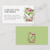 Mexican Fiesta Recept Request Vrijgezellenfeest Informatiekaartje (Voorkant / Achterkant)