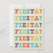 Mexican Fiesta Rehearsal Dinner cactus aztec Kaart (Achterkant)