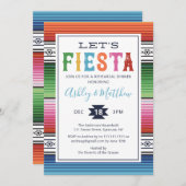 Mexican Fiesta Rehearsal Dinner Invitation Kaart (Voorkant / Achterkant)