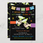 Mexican Fiesta Rehearsal Dinner Kaart<br><div class="desc">Superplezier en heup "Ruis een glas of twee" Margarita toast naar het nieuwe echtpaar om te worden. Hij is uitgerust met een Mexicaanse Papel picado banner,  margaritas,  een leuke afbeelding en typografie op een zwarte achtergrond. Door McBooboboe getekende illustratie</div>