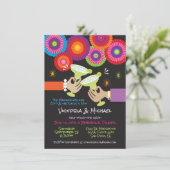 Mexican Fiesta Rehearsal Dinner Margaritas Kaart (Staand voorkant)