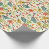 Mexican Fiesta Schattige Patterned Cadeaupapier (Hoek)