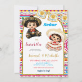 Mexican Fiesta Senor or Senorita Gender Reveal Inv Kaart (Voorkant)