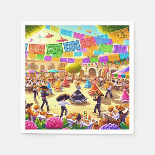 Mexican Fiesta Servet (Voorkant)