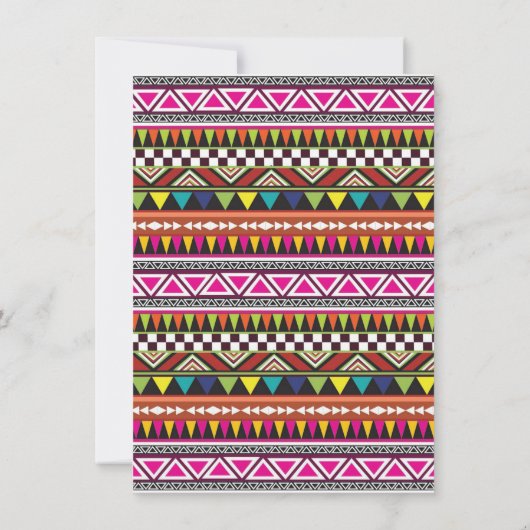 Mexican Fiesta Taco over een eerste verjaardag Kaart (Achterkant)