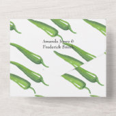 Mexican Fiesta Taco Wedding/Couples Shower All In One Uitnodiging (Achterkant)