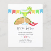 Mexican Fiesta Taco'bout Love Couples Shower Flyer (Voorkant)
