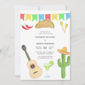 Mexican Fiesta Taco'bout Love Couples Shower Kaart (Voorkant)