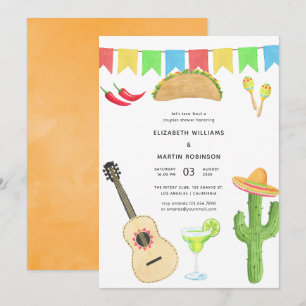Mexican Fiesta Taco'bout Love Couples Shower Kaart