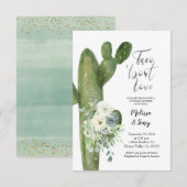 Mexican Fiesta Taco'bout Love Couples Shower Kaart (Voorkant / Achterkant)