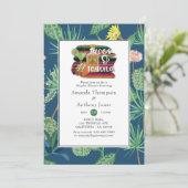 Mexican Fiesta Tacos en Tequila Couples Shower Kaart (Staand voorkant)