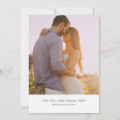 Mexican Fiesta Theme Save the Date with Photo Kaart (Achterkant)