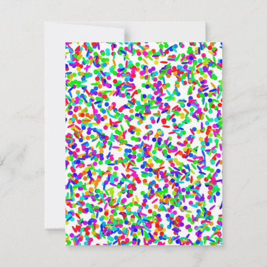 Mexican Fiesta Vivid Floral Brunch & Bubble Kaart (Achterkant)