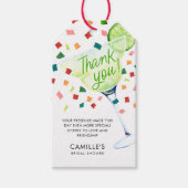 Mexican Fiesta Vrijgezellenfeest Bedankt label Cadeaulabel (Voorkant)