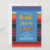 Mexican Fiesta Vrijgezellenfeest Flower Folkart Kaart (Voorkant)