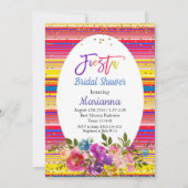 Mexican Fiesta Vrijgezellenfeest Party Invitation Kaart (Voorkant)