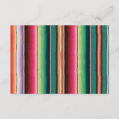 Mexican Fiesta Wedding Info cards Informatiekaartje (Achterkant)