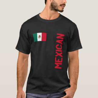 Mexican Flag And Mexico Roots T-shirt