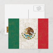 MEXICAN FLAG Briefkaart (Voorkant / Achterkant)