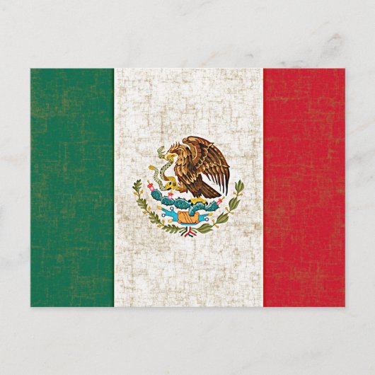 MEXICAN FLAG Briefkaart (Voorkant)