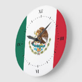 Mexican flag Clocks Grote Klok (Hoek)