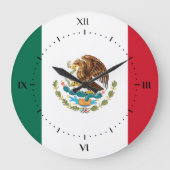 Mexican flag Clocks Grote Klok (Voorkant)