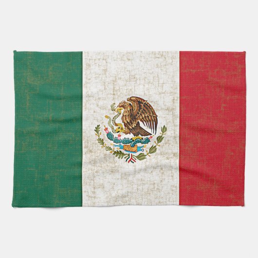 MEXICAN FLAG Kitchen Towel Theedoek (Horizontaal)