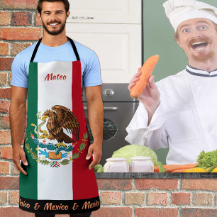 Mexican Flag schort, Mexico, Mexicaanse chef-koks  Schort