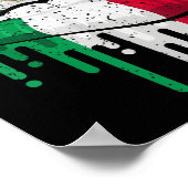 Mexican Flag Shirt Meisje Vrouwen Kinder Peuter Me Poster (Hoek)