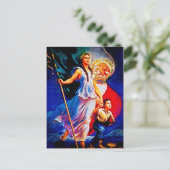 Mexican Flag Woman and Child Briefkaart (Staand voorkant)