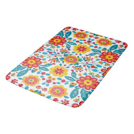 Mexican Floral Boho Badmat