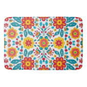 Mexican Floral Boho Badmat (Voorkant)