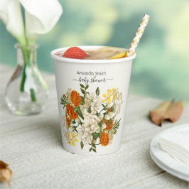 Mexican Floral Cinco de Mayo Baby shower Papieren Bekers