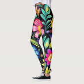 Mexican Floral Fiesta Leggings (Links)