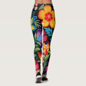 Mexican Floral Fiesta Leggings (Achterkant)
