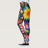 Mexican Floral Fiesta Leggings (Links)