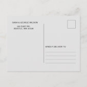 Mexican Floral Fiesta Save The Date Aankondigingskaart (Achterkant)