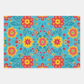 Mexican Floral Inpakpapier Vel (Voorkant 2)