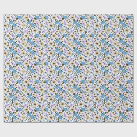 Mexican Floral Pattern Cadeaupapier (Vlak)