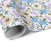 Mexican Floral Pattern Cadeaupapier (Rol Hoek)