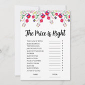 Mexican Floral Price is de juiste Kaart van het Ba (Voorkant)