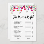 Mexican Floral Price is de juiste Kaart van het Ba (Voorkant / Achterkant)