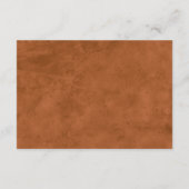 Mexican Floral Wedding Details QR code Informatiekaartje (Achterkant)