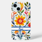 Mexican Flowers Design Hoesje-Mate Case-Mate iPhone Case (Achterkant)