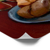 Mexican Folk Inspired White Cat Wall Art Poster (Hoek)