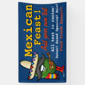 Mexican Food.Avocado.Guacamole.Promotionele banner (Verticaal)