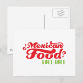 MEXICAN FOOD BRIEFKAART (Voorkant / Achterkant)